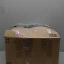 FITUEYES Mobile Printer Stand with Storage, Under Desk Black Wood Small Rolling Printer Table Work Cart with Wheels and 3 Compartment Organizer Spaces for Home Office, 15.7 x 11.8 x 13.8