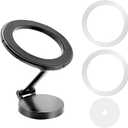 Universal Dash Car Mount,360 Degree Rotation Dashboard Car Phone Holder Hagnetic Phone Mount Black for iPhone 15 14 13 12 Pro Max Plus Mini