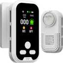 4-in-1 Carbon Monoxide Detectors, Natural Gas Leak Detector & Carbon Monoxide Detectors Plug-in & Battery Backup, HD Digital Display for CO, Gas, Temp, Humidity - Home, RV, Apartment Safety