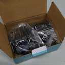 Fade Guide Set Compatible with Most Wahl Clippers, Taper Guards Replacement 4 Sets, Black Color