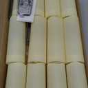 YOROXRG Set of 24 Waterproof Outdoor Flameless Candles, LED Candles with 4 Remote and Timer,(H 4" 5" 6" x D 2.2"),for Christmas,Halloween,Wedding,Festival