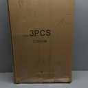 [Upgrade Thickened] Cylinder Pedestal Stands for Party 3PCS, Large White Cake Pedestal Stand with Weighted Water Bag, Round Cylinder Tables for Wedding , Birthday, Party Art Decor, Floral Arrangements (White)