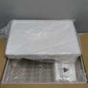 SNTD Dish Drying Rack for Kitchen Counter - Large Dish Rack with Drainboard, Rustproof Dish Drainer with Utensil Holder for Sink, White