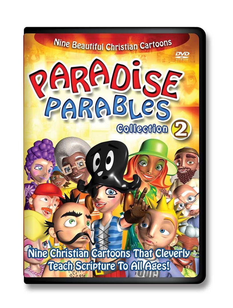 Paradise Parables-2 Scripture-Cartoon-DVDs for Kids, Cartoons for Kids-Comedy-Adventure Time-Bible Based Teaching-Cartoon Characters-Animals-Animation-Christian Music for Kids