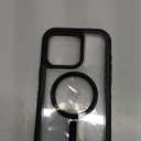 OtterBox iPhone 15 Pro MAX (Only) Defender Series XT Clear Case - Dark Side (Black/Clear), screenless, Rugged, Snaps to MagSafe, Lanyard Attachment