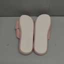 BUNYISCN Slippers for Women Memory Foam Women's Orthopedic Arch Support Open Toe House Bedroom Corduroy Bow Crossbands Slide House Slippers, Pink US 11-12