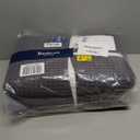 Bedsure Cotton Duvet Cover King - 100% Cotton Waffle Weave Charcoal Duvet Cover King Size, Gentle Soft and Breathable Bedding Set for All Season, 3 Pieces, 104"x90"