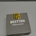 BESTTEN 3 Pack Super Slim Slide Dimmer Light Switch, Quiet Rocker, Max 300W LED, CFL, 600W Incandescent, Single Pole or 3 Way Dimmable Switch with Screwless Wallplate, ETL Listed, White