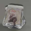 2 x Christmas Tree Decorations, Acrylic Animal Christmas Ornaments, Home Decoration, Party Decoration, Small Animals on The Moon (Elephant)