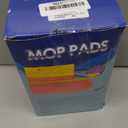 18 Pack Reusable Mop Pads Compatible with Swiffer PowerMop, Wood Floor Pads Microfiber Mop Replacement Refills Machine Washable for All Floor Surfaces (Purple)