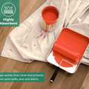 Canvas Drop Cloth for Painting 4x12 feet Pack of 2-8oz Painters Drop Cloths for Painting - All Purpose Canvas Tarps for Floor & Furniture Protection - Recycled Cotton Fabric