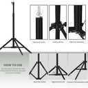 8.5x10 ft Backdrop Stand, Maxztill Adjustable Back Drop Banner Stand, Photography Photo Studio Background Stand Support Kit for Parties Wedding Decoration with Carrying Bag