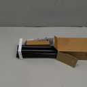 TONIAL Curtain Rod 32 to 86 Inch(2.6-7.2ft), Telescoping Splicing Drapery Rods for Windows 54 to 82 Inch(4.5-6.8ft), Decorative 3/4 Single Rod with Small Cap Finial, Black