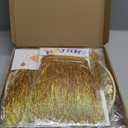 Gold 6 Pcs 1920s Disco Party Decorations 2 Tier Tinsel Chandelier Foil Fringe Tassels Trim Shiny Hanging Ceiling Fringe Banners for 1920s New Year's Eve Birthday Grad Party Props