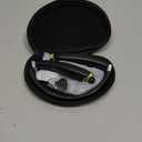 Bluetooth Headset, 2026 Upgraded Neckband Bluetooth Headphones with Retractable Earbuds, Noise Cancelling Stereo Earphones with Mic, Foldable Wireless Headphones for Sports Office with Carry Case (Black)