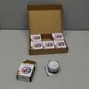 6 Pcs 60 Minute Visual Kitchen Timer Small Classroom Timers with Loud Alarm Stainless Steel Mechanical Timers for Classroom Desk Teaching Chef Countdown Egg Baking Office Cooking (White)