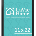 LaVie Home 11x22 in (28x55 cm), Hang Vertical, Hang Horizontal