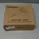 Ignition Coil Pack Spark Plugs Combo fit for 2.0 2.3 Ford Escape Focus Transit Connect 2004 2005 2006 2007 2008 2009 2010 2011, 04 05 Mazda 3 6 Tribute Mercury Mariner, FD505 DG504, 4pcs