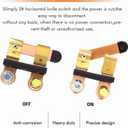 Side Post Battery Disconnect Switch 12V / 24V 250/750 Amps Knife Blade Isolator Power Cutoff for Marine Car Boat RV ATV Battery Cut Off Shut Off Switch (Horizontal and Vertical)