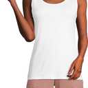 Lands' End Women's Cotton Tank Top (3X-Large Plus, White)