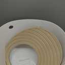 IRIS USA Large Top Entry Cat Litter Box Made in USA, Covered Enclosed Design with Lid, Litter Catching Grooved Top, Scatter Shield, Dog Proof, Scoop Included, Odor Control, Beige/White