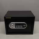 1.2 Cuft Home Safes Fire and Waterproof, Anti-Theft Fireproof Safe Box with Digital Keypad, Spare Keys and Removable Shelf, Personal Safe Box for Documents Money Firearm Valuables