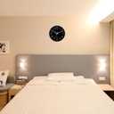 PATIKIL 12 Inch Wall Clock, Battery Operated Silent Non-Ticking Round Wall Clocks for Office Bedroom Decorative, Pink