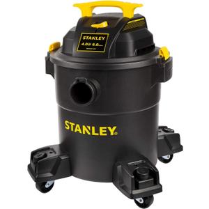 Stanley - SL18116P Wet/Dry Vacuum, 6 Gallon, 4 Horsepower Black