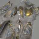 10 Pack 3 Inch Brushed Gold Cup Drawer Pulls Gold Cabinet Handles Gold Cabinet Pulls for Kitchen Cabinets 1886 Drawers Bedroom Dresser Bathroom Vanity Cupboard