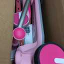 Unbreakable & Never Fall Down 2-in-1 Scooters Kids 3 Wheel Kick Scooter for Boys Girls Ages 3-8, Adjustable Height & Seat, Widened Non-Slip Deck, More Safer for Beginner Toddlers (Light pink (type 2))