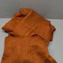 HPD Half Price Drapes Grommet Linen Curtains 84 Inches Long Room Darkening Curtains for Bedroom & Living Room (1 Panel), 50W x 84L, Desert Orange