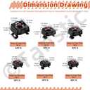 Tanstic 48Pcs Cage Nuts Snap-in Cage Nuts Rack Mount Cage Nuts Rack Mount Clip Nuts for Server Shelf Cabinets Rack Mount(M4 5 6 8 10 12)