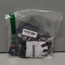 Reebok Classic Fingerless Gloves Lightweight Fitness & Weight Lifting Gloves for Training (Large, WHITE/BLACK)