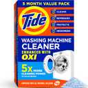 Washing Machine Cleaner by Tide, Washer Machine Cleaner with Oxi for Front and Top Loader Washer Machines, Deep Cleaning Residue & Odor Eliminator, 5 Month Supply (Packaging May Vary) (13.2 Ounce (Pack of 1))