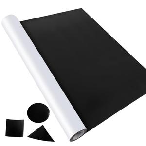 Blank Magnetic Sheet Roll,24x 25Strong Magnet Sheets Flexible Roll,30Mil Thickness Magnetic Paper Non Adhesive,White Vinyl Front-Printable-Sign Sheet Safe for Vehicles DIY Craft Projects
