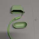 ORNARTO for AirPods 4 Case, Soft Silicone Full Protective Cover with LED Visible, Compatible with AirPods 4th Generation 2024 - Pistachio Green