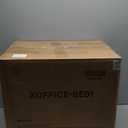 Velvet Office Desk Chair, Modern Home Desk Chair with Wheels & Gold Base, Swivel Vanity Chair for Bedroom, Office, Vanity Study (Beige) (Cream)