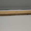 LazBlinds No Tools No Drill 1" Vinyl Mini Blinds, Cordless Blinds for Windows, Light Filtering Horizontal Window Blinds & Shades, 34" W x 48" H, Cream