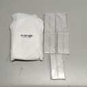 JINMURY 4 Inch Clear Large Acrylic Sign Stands - 5 Pack Wedding Sign Holders | Table Number Holders