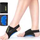 Arch Support Inserts for Plantar Fasciitis Relief, Upgrade Unisex Adjustable Arch Support Bands with Buil-in Orthotics, Foot Arch Support for Pain Relief with Gel Pads