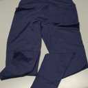 Leggings Depot Women's High Waisted Cotton Leggings - 28" Yoga Full Length - Soft Breathable 3" Wide Waistband Pants, Yoga Navy, X-Small