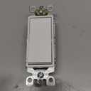 Leviton 15 Amp Decora Antimicrobical Wall Switch Single-Pole, 5601-2AW, White