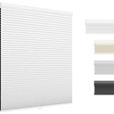 UNISHADES Blackout Cordless Cellular Shades, 45 5/8" W × 64" H White