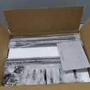 Modern Metal Coat Rack Stand with Natural Marble Base, Heavy Duty Coat Rack Freestanding with 8 Hooks, BlackStanding Coat Racks Hall Tree Stand for Bag, Jacket, Entryway Office