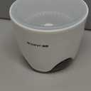 5 inch Orchid Pots with Holes for Repotting with Excellent Airflow, Set of 1, Double Layer Plastic Imitate Ceramic Orchid Planter, Clear Orchid Pot Match Decorative Orchid Container