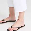 TKEES Women's Square Toe Gemma Slides (Black, M)