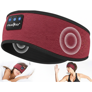 MUSICOZY Sleep Headphones Wireless Bluetooth 5.4 Headband, Music Sports Sleeping Headband Headphones Earbuds Earphones for Women Girls Mom Workout Running Jogging Yoga Cool Gadgets Unique Gifts