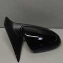 Right Passenger Side Mirror Assembly Fits 2017 2018 2019 2020 Hyundai Elantra with Power Glass Blind Spot Glass and Manual Folding without Heated Turn Signal Match to Black (3Pins)