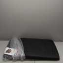 HOPERAN Heated Stadium Seats for Bleachers with Back Support and Wide Cushion, Extra Portable Bleacher Seat Foldable Stadium Chair, USB 3 Levels of Heat, 5 Pockets for Outdoor Camping Games Sports (21", 1pc Black)