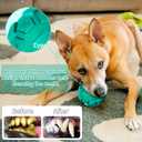 Keyboard Design Dog Ball, Indestructible Squeaky Chew Toy for Aggressive Chewers, Interactive Ball Relieves Anxiety & Cleans Teeth, Durable Rubber for Large Medium Breeds Outdoor Waterproof